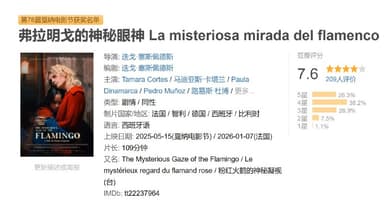 弗拉明戈的神秘眼神 La misteriosa mirada del flamenco (2025)