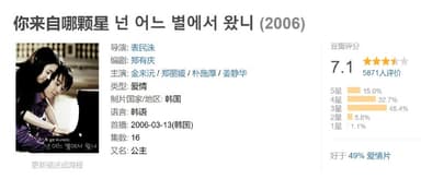 你来自哪颗星 넌 어느 별에서 왔니 (2006)