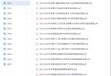 艾瑞咨询研究报告【2012-2025全集】持续更新中 已更至最新