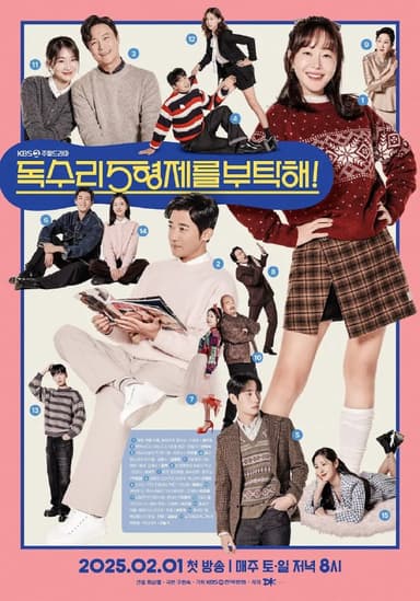 老鹰五兄弟拜托了 (2025) 第1-33集【VIU版本 1080P 内封简繁中文字幕 严志媛/安在旭】