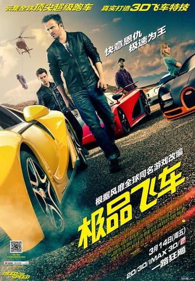 极品飞车 Need for Speed (2014) 1080p 原盘Remux 中文字幕 【31.93GB】已刮削