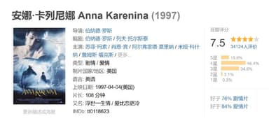 安娜·卡列尼娜 Anna Karenina (1997)